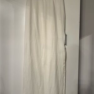 Chic Cream Maxi Skirt